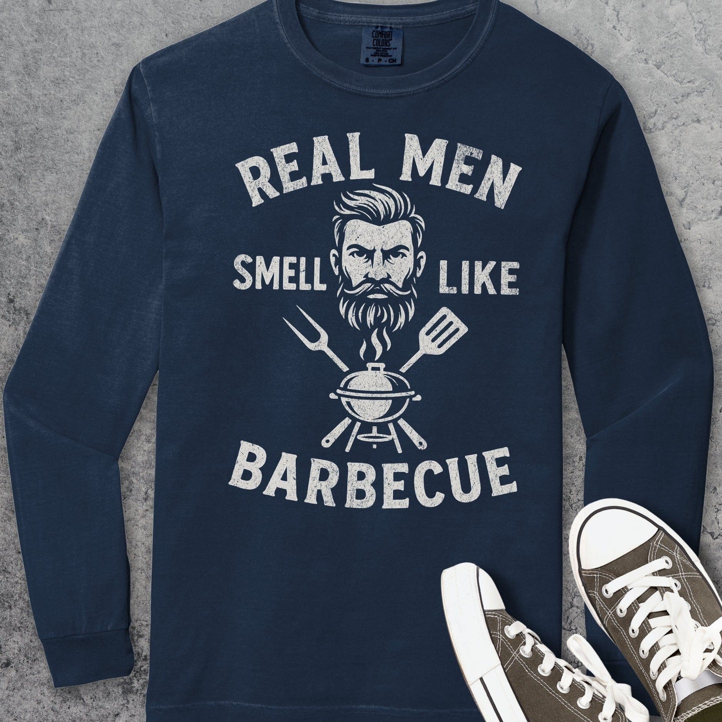 Real Me Smell Like Barbecue Comfort Colors Long-Sleeve