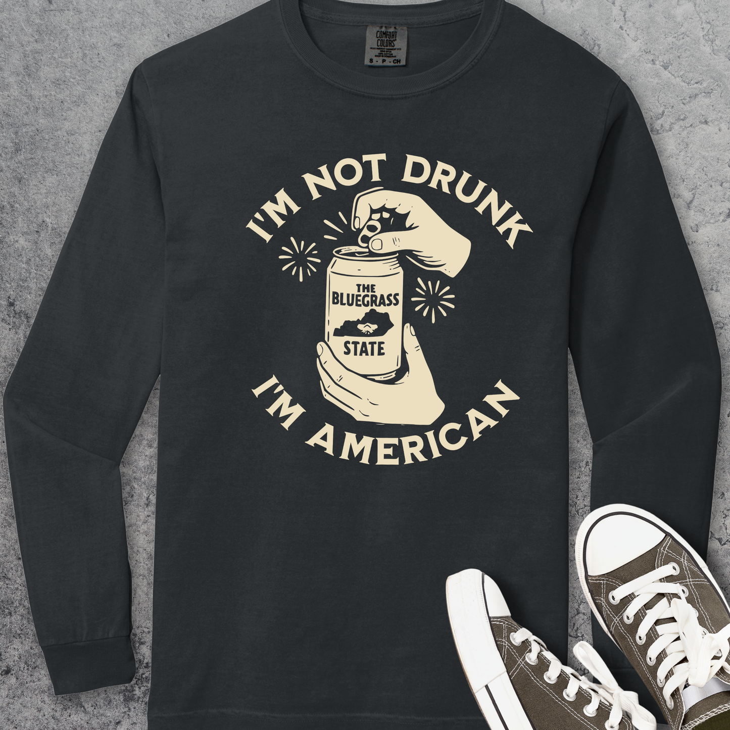 I'm Not Drunk T-Shirt Comfort Colors Long-Sleeve