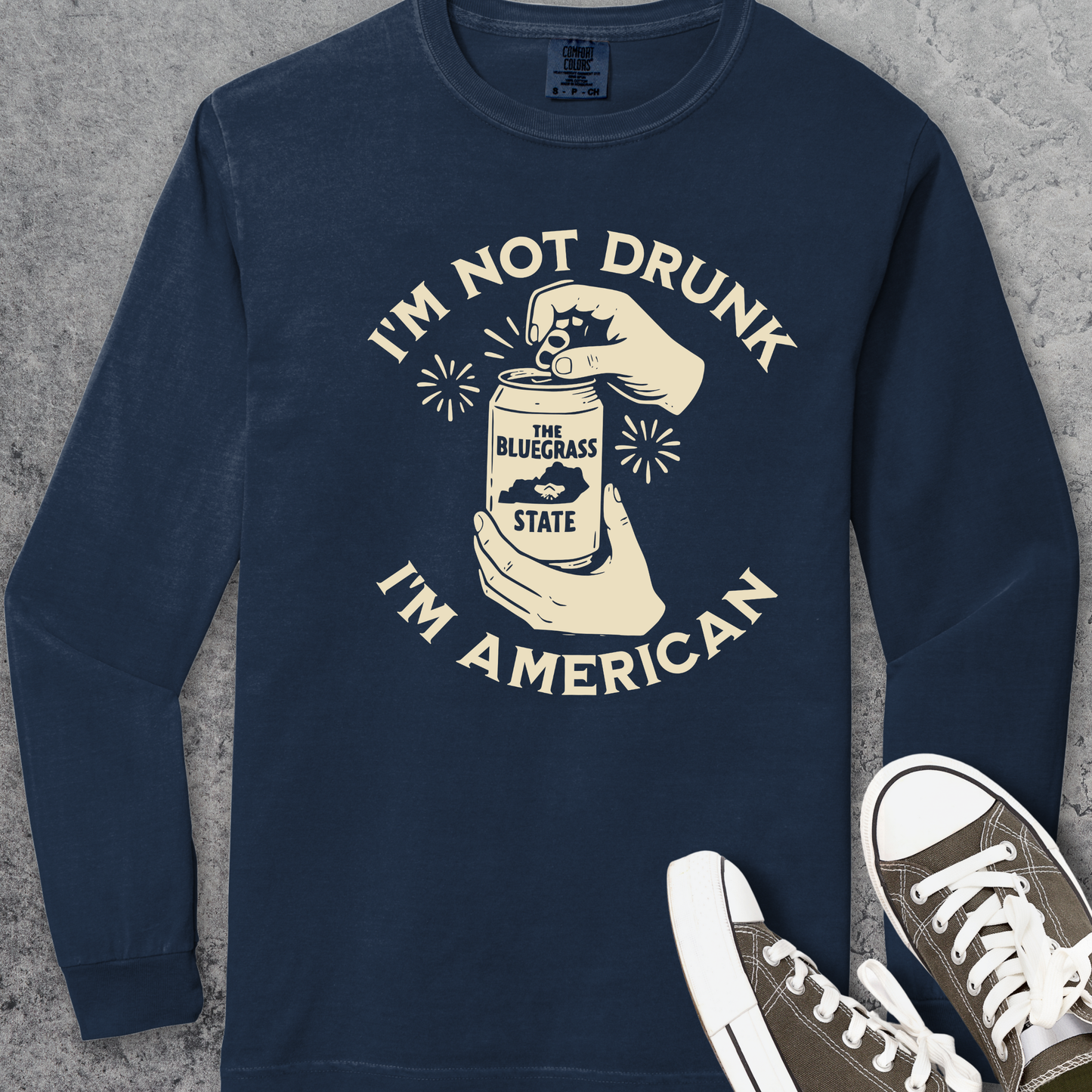 I'm Not Drunk T-Shirt Comfort Colors Long-Sleeve
