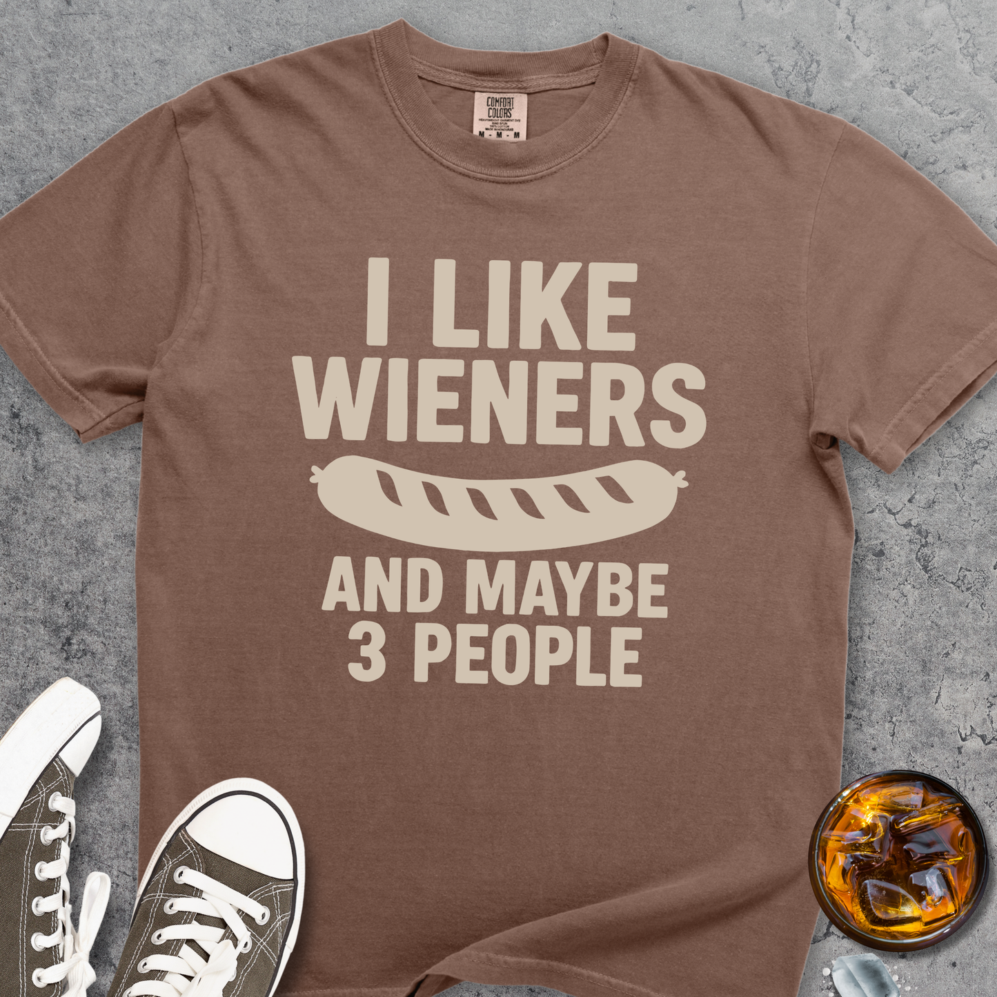 I Like Wieners Comfort Colors 1717 Tee