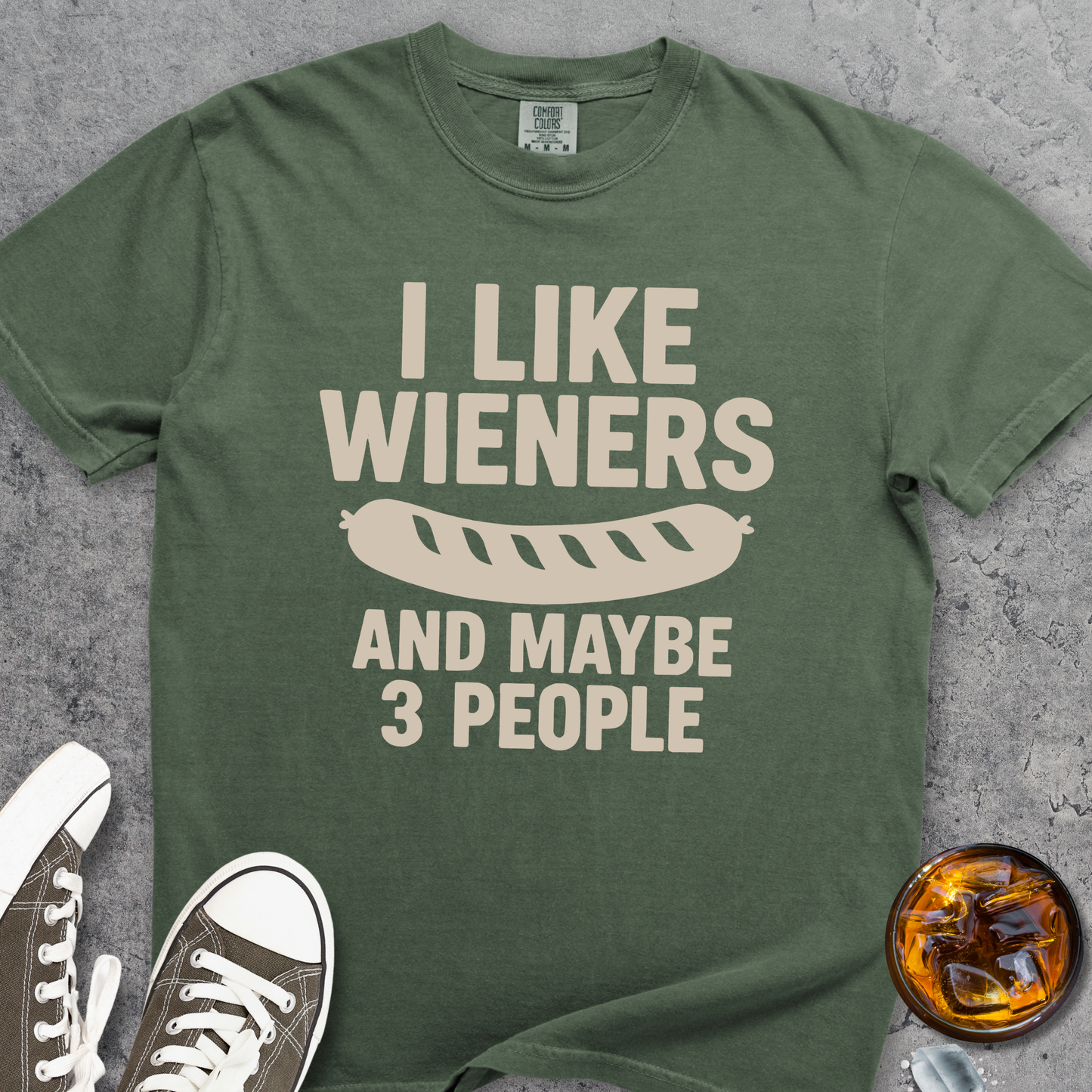 I Like Wieners Comfort Colors 1717 Tee