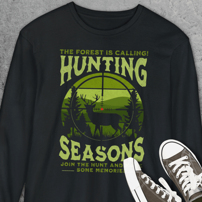 Forest Is Calling Hunting Comfort Colors Long-Sleeve
