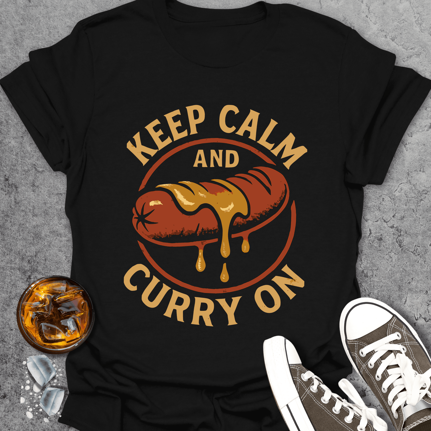 Keep Calm And Curry On T-Shirt