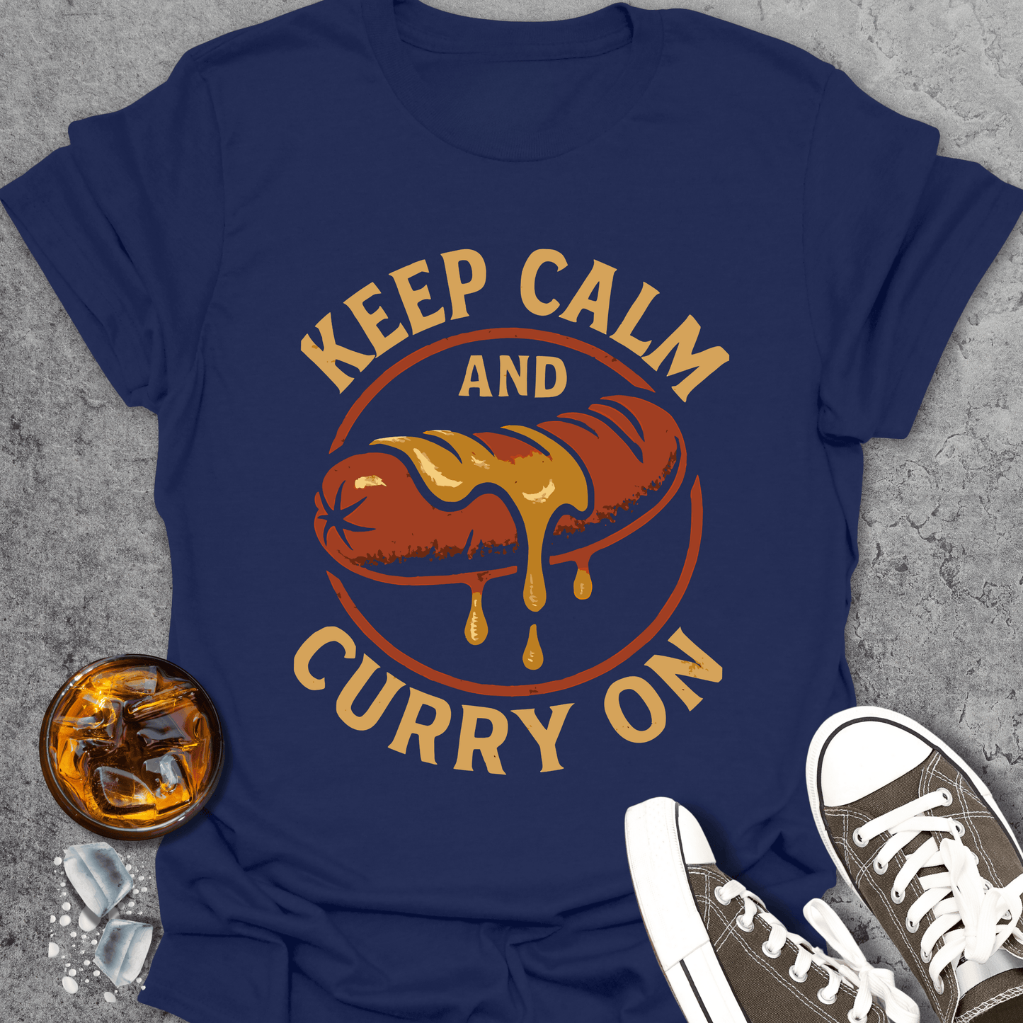Keep Calm And Curry On T-Shirt