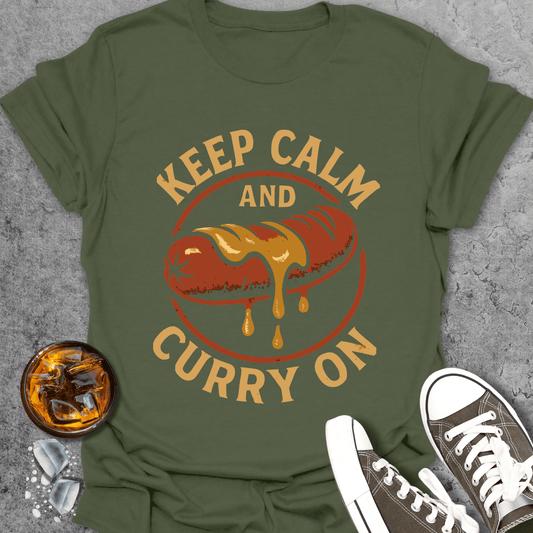 Keep Calm And Curry On T-Shirt