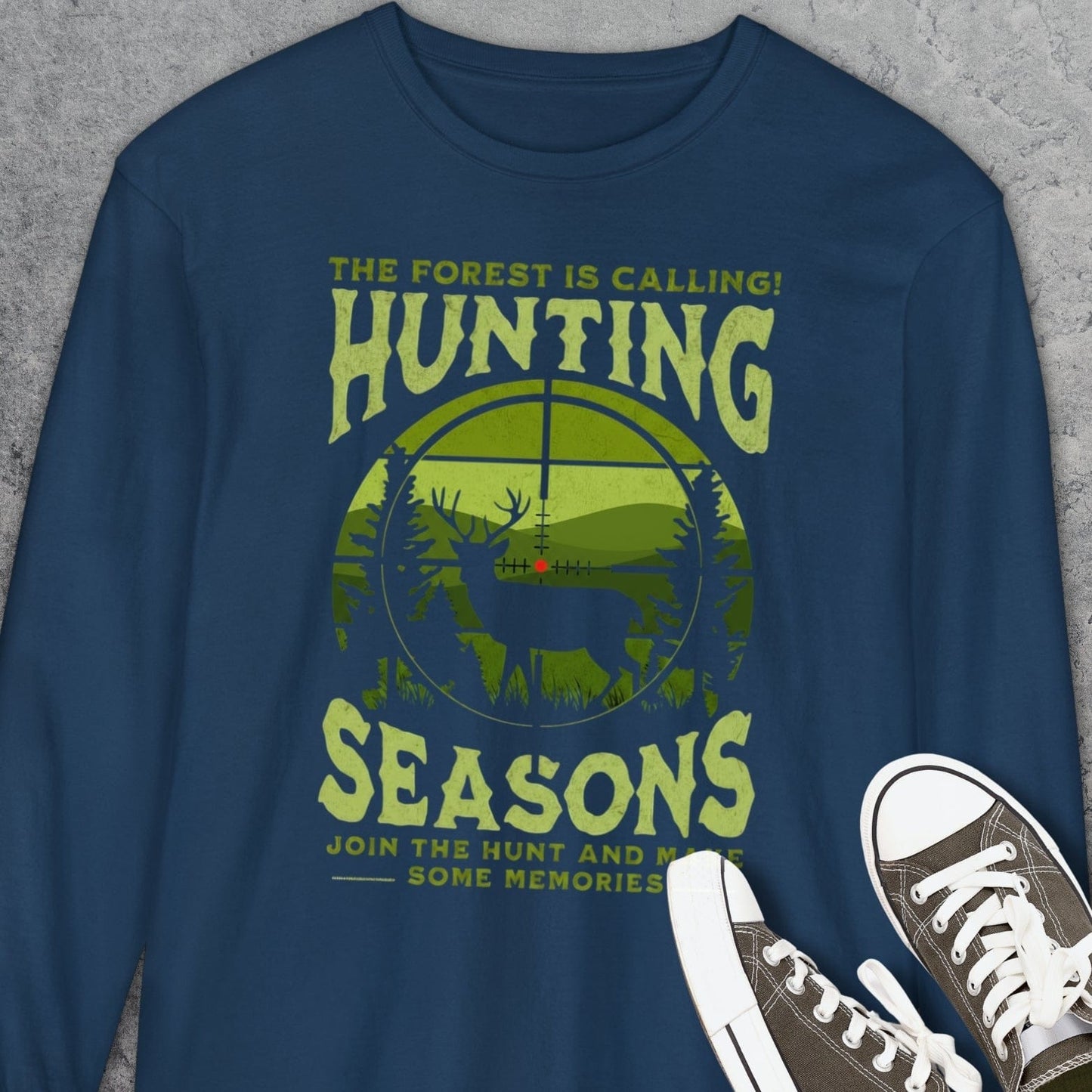 Forest Is Calling Hunting Comfort Colors Long-Sleeve