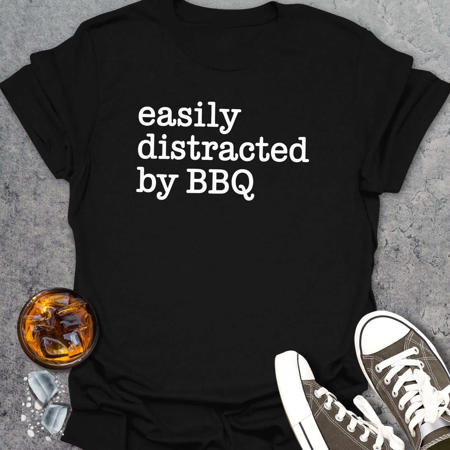 Easily Distracted By BBQ T-Shirt
