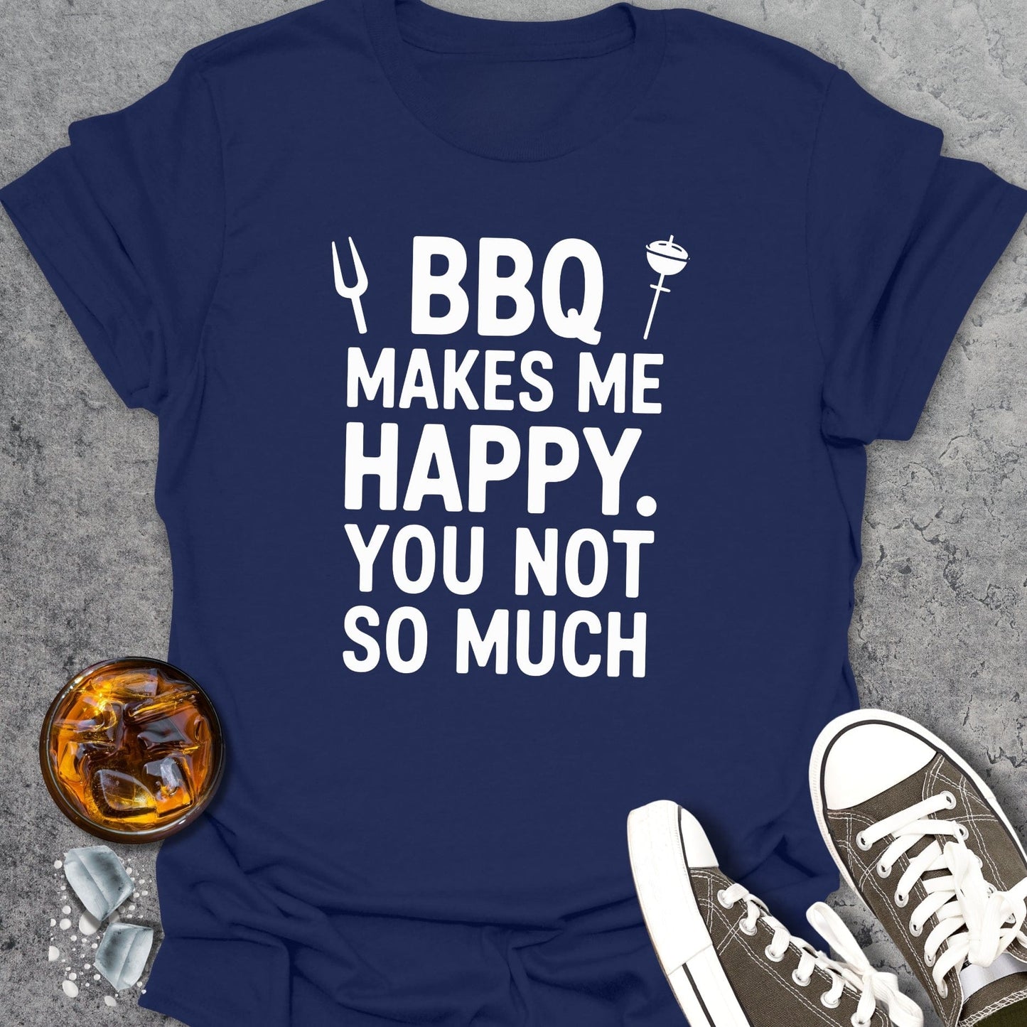 BBQ Makes Me Happy T-Shirt