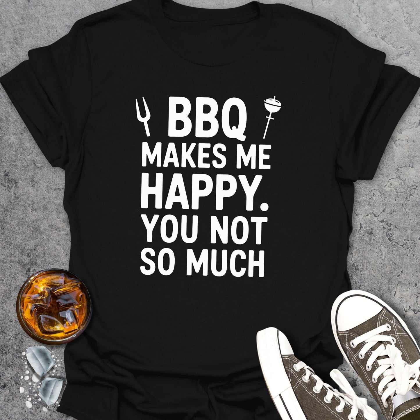 BBQ Makes Me Happy T-Shirt