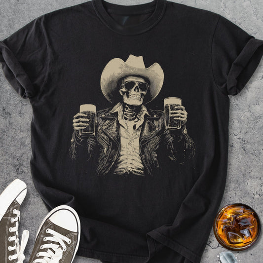 Skeleton Cowboy - Vintage Heavyweight Tee