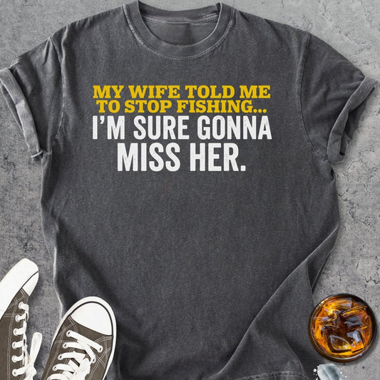 Stop Fishing - Vintage Heavyweight Tee