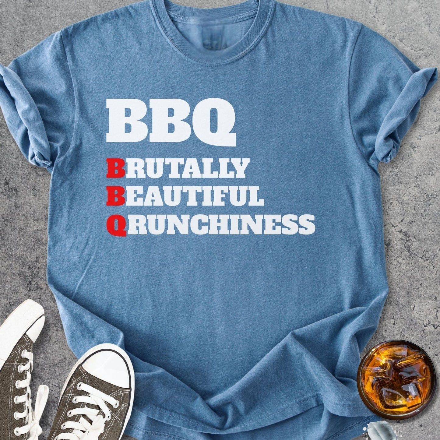 Brutally Beautiful Qrunchiness - Vintage Heavyweight Tee