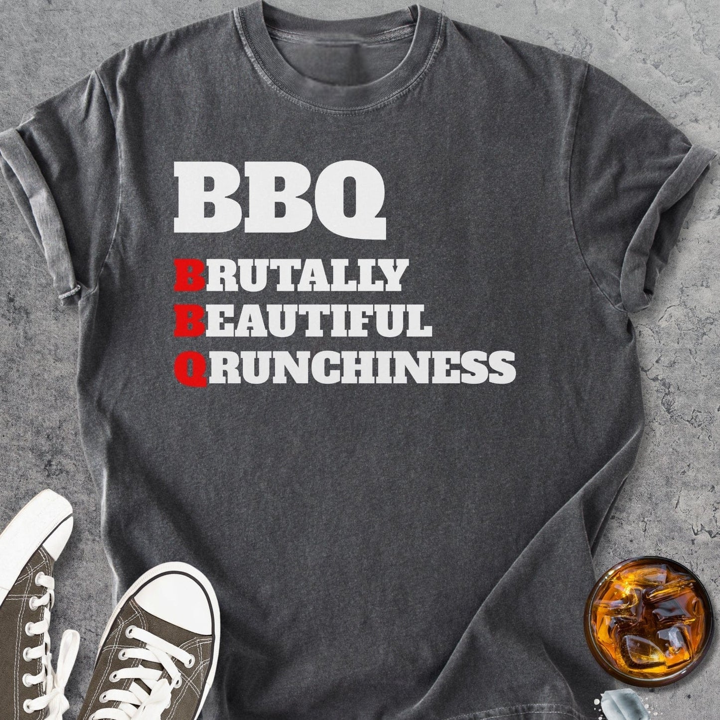 Brutally Beautiful Qrunchiness - Vintage Heavyweight Tee