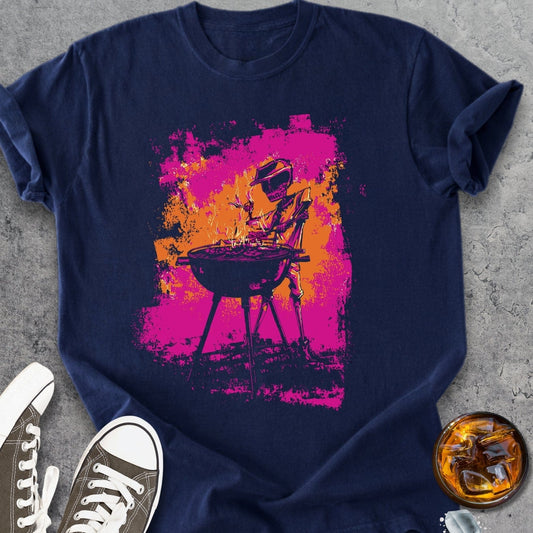 Grilling Skeleton - Vintage Heavyweight Tee