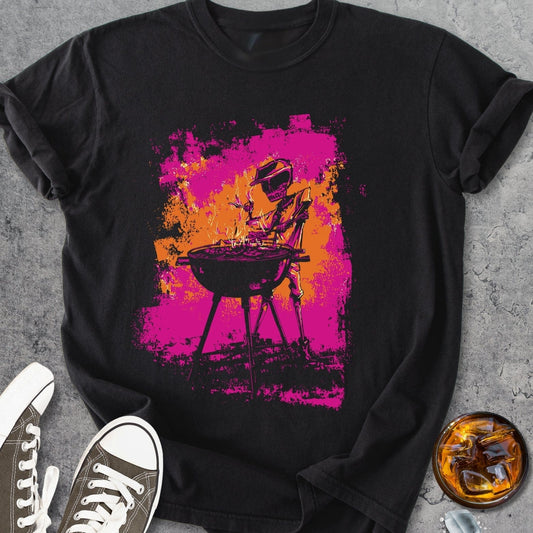 Grilling Skeleton - Vintage Heavyweight Tee