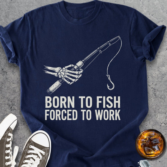 Born To Fish - Vintage Heavyweight Tee