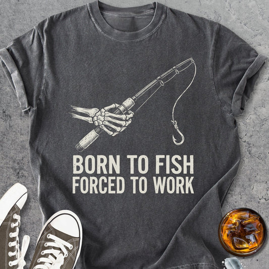Born To Fish - Vintage Heavyweight Tee