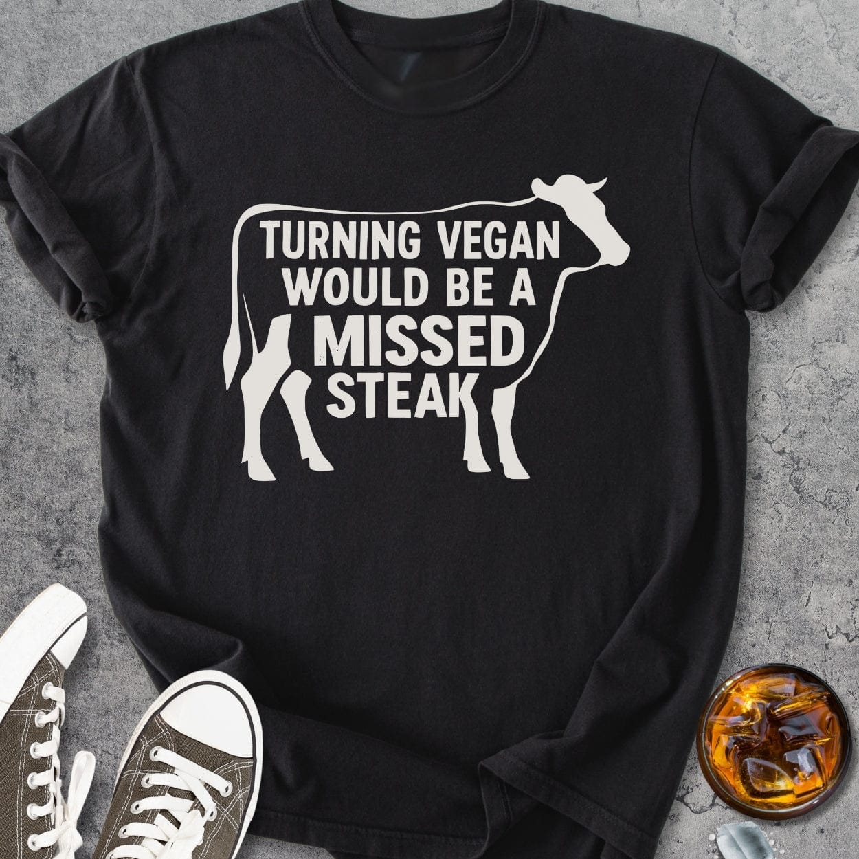 Missed Steak - Vintage Heavyweight Tee