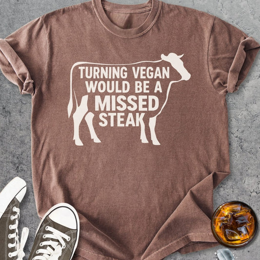 Missed Steak - Vintage Heavyweight Tee