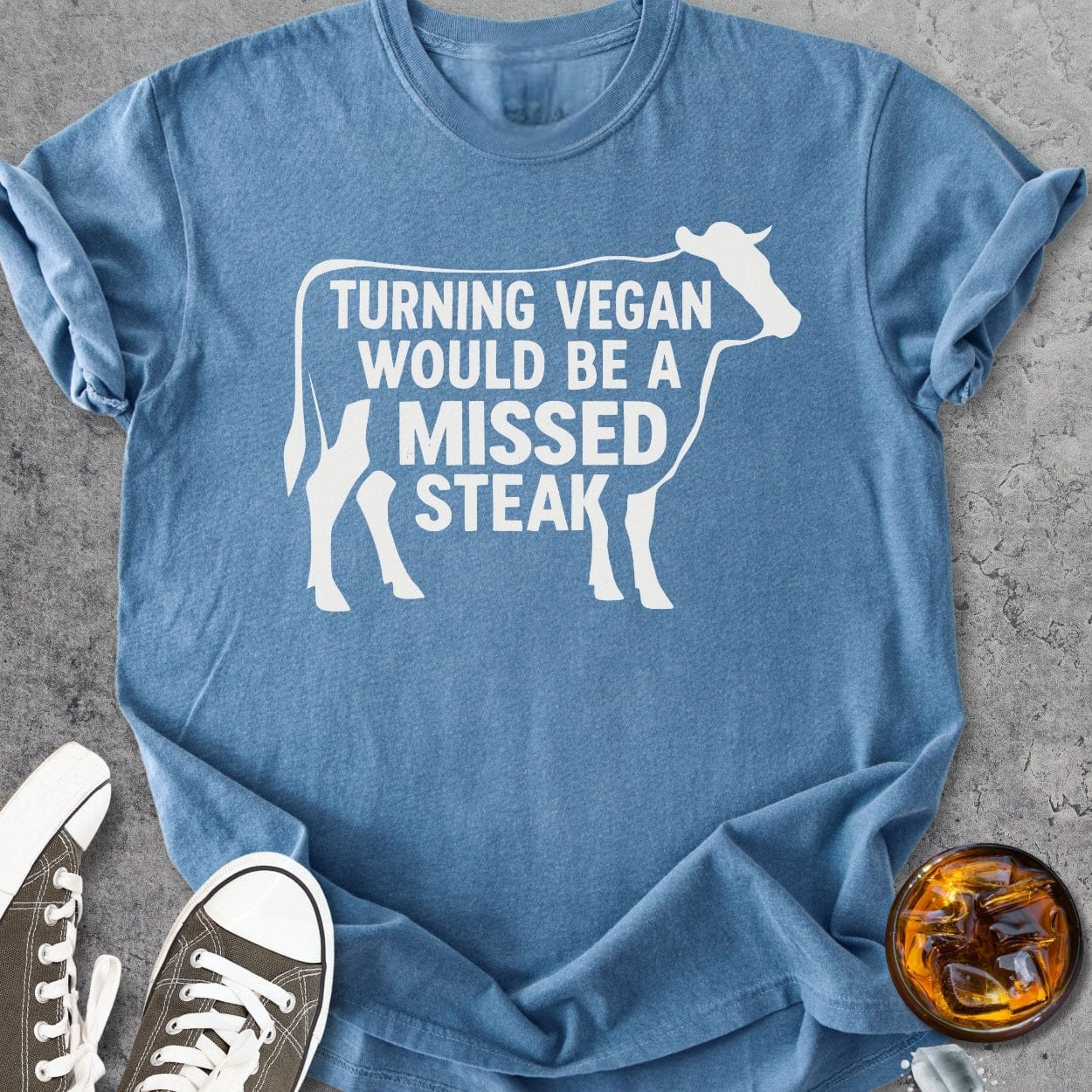 Missed Steak - Vintage Heavyweight Tee