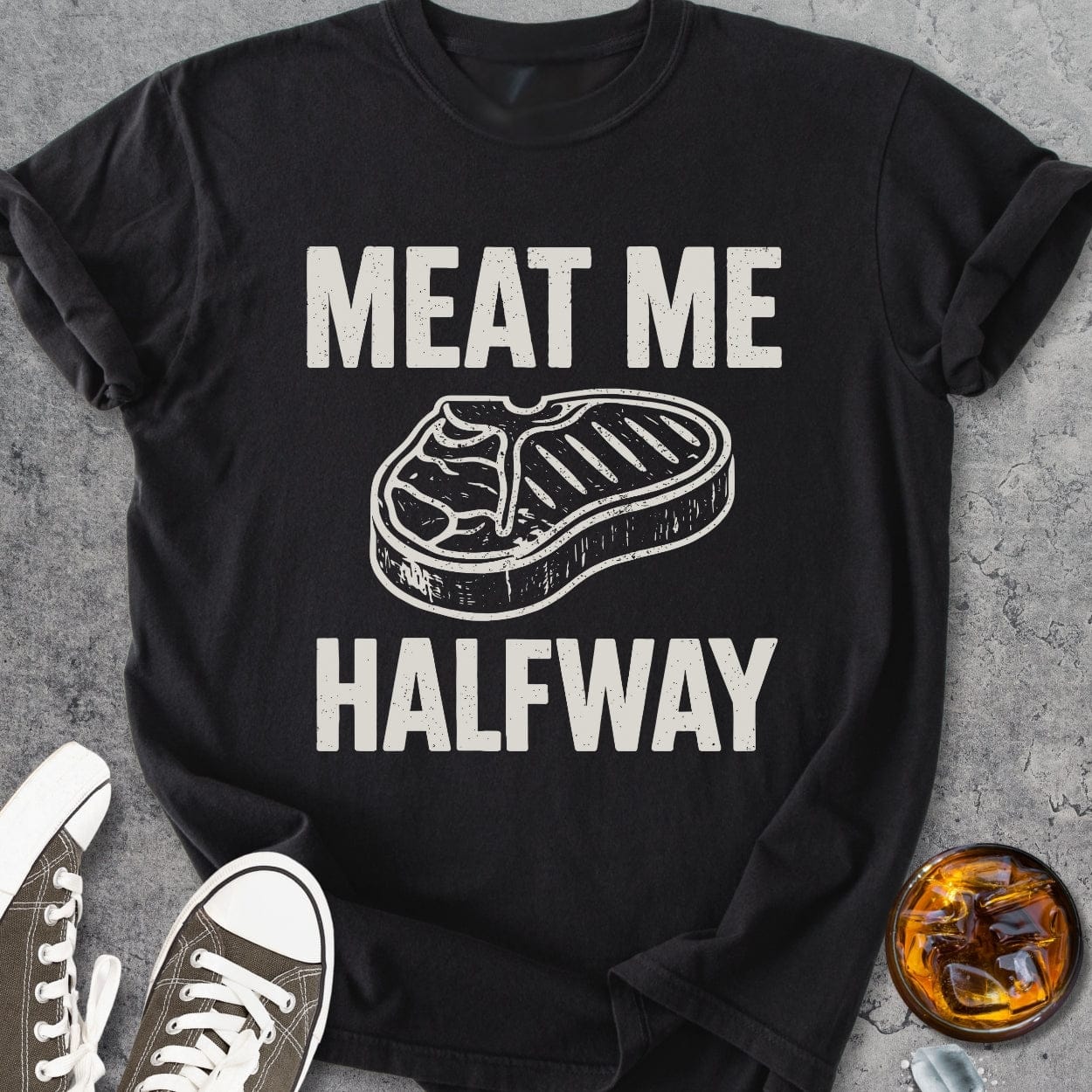 Meat Me Halfway - Vintage Heavyweight Tee