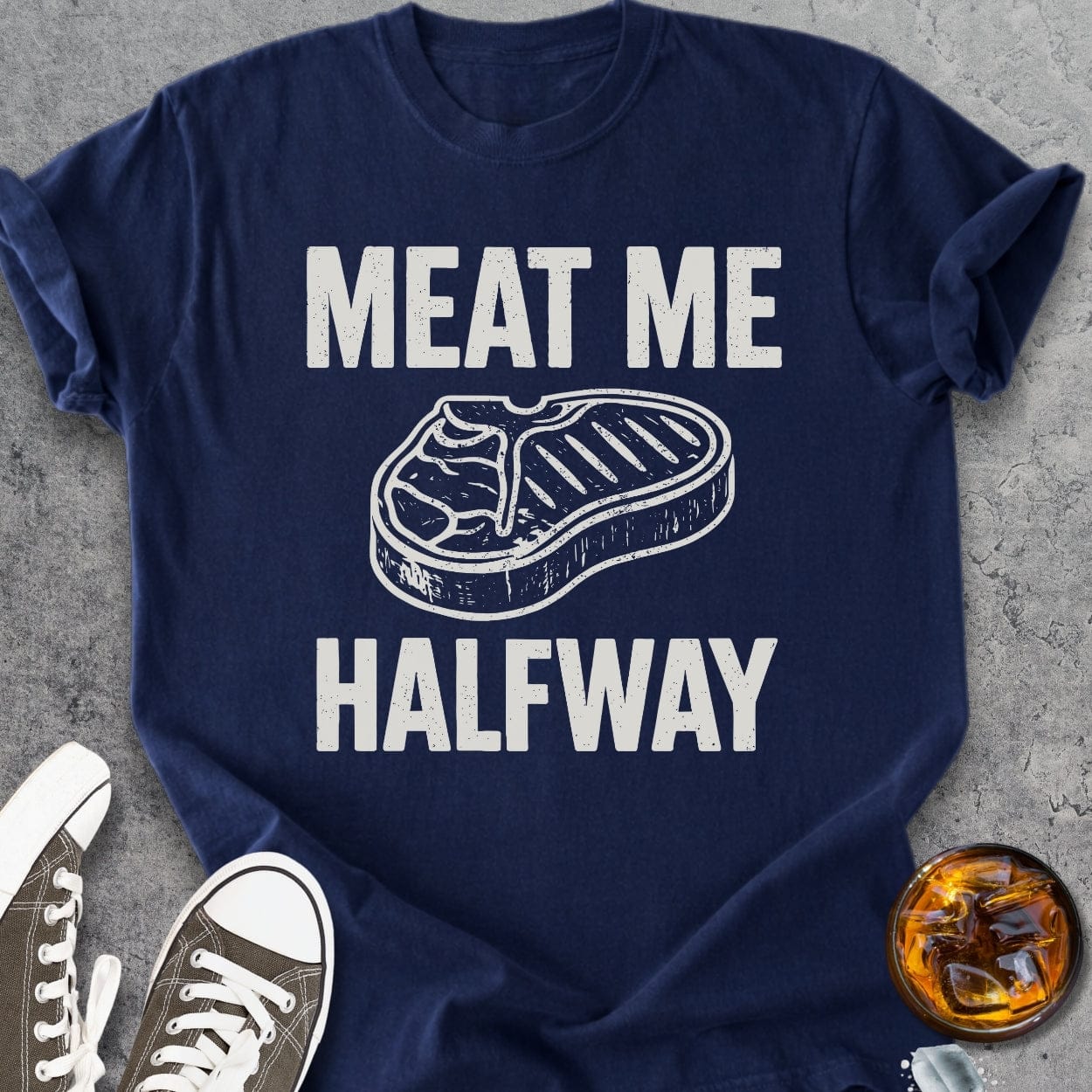 Meat Me Halfway - Vintage Heavyweight Tee