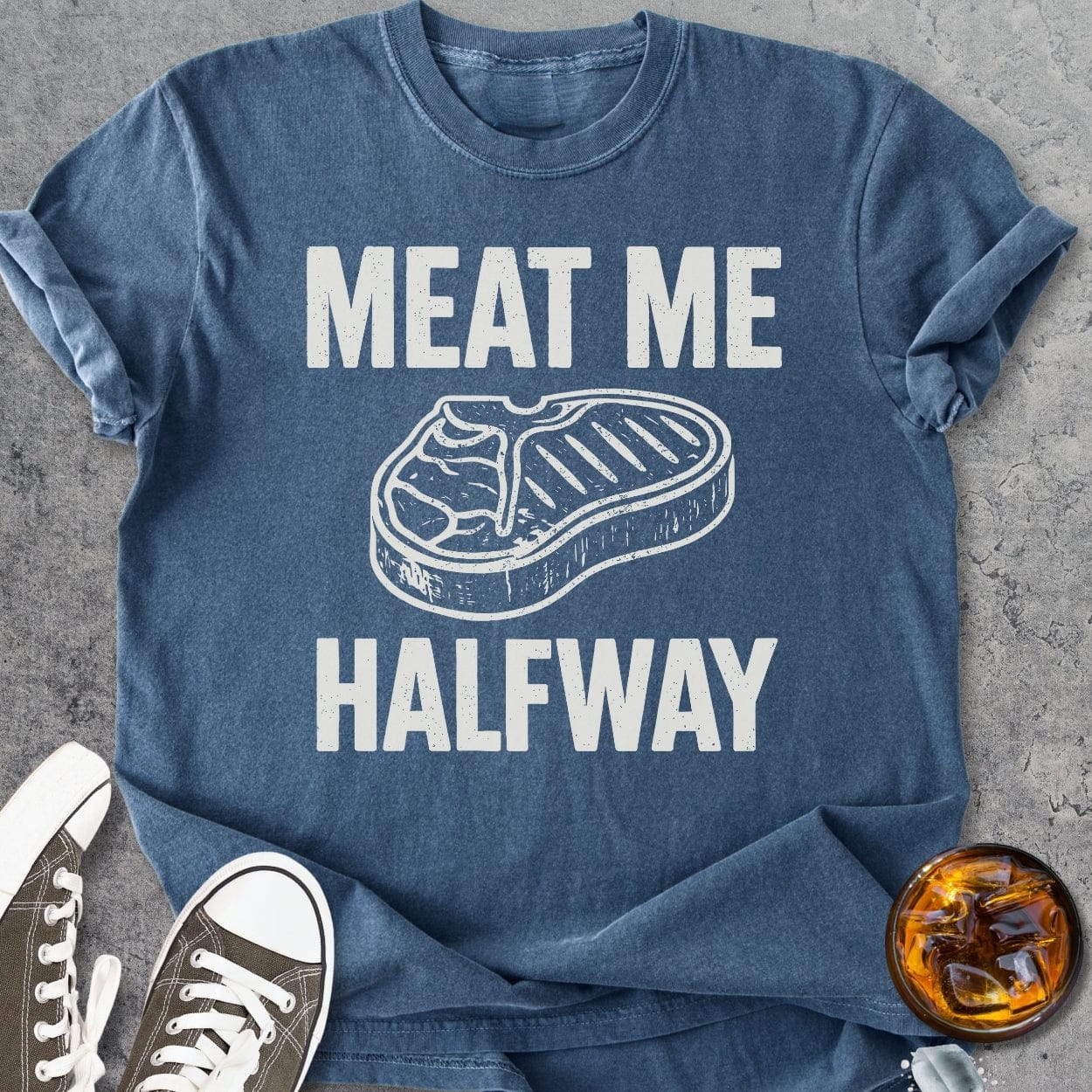 Meat Me Halfway - Vintage Heavyweight Tee