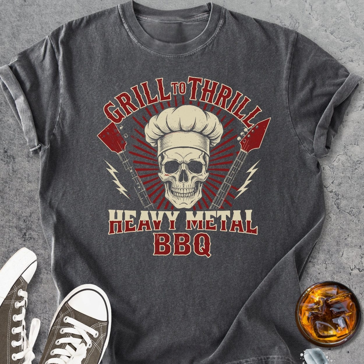 Heavy Metal BBQ - Vintage Heavyweight Tee