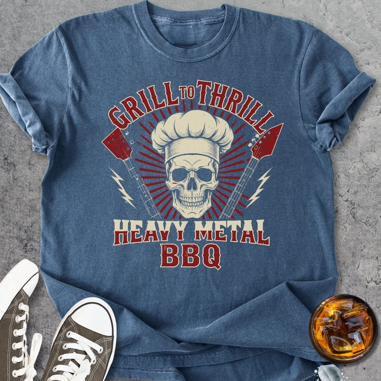 Heavy Metal BBQ - Vintage Heavyweight Tee