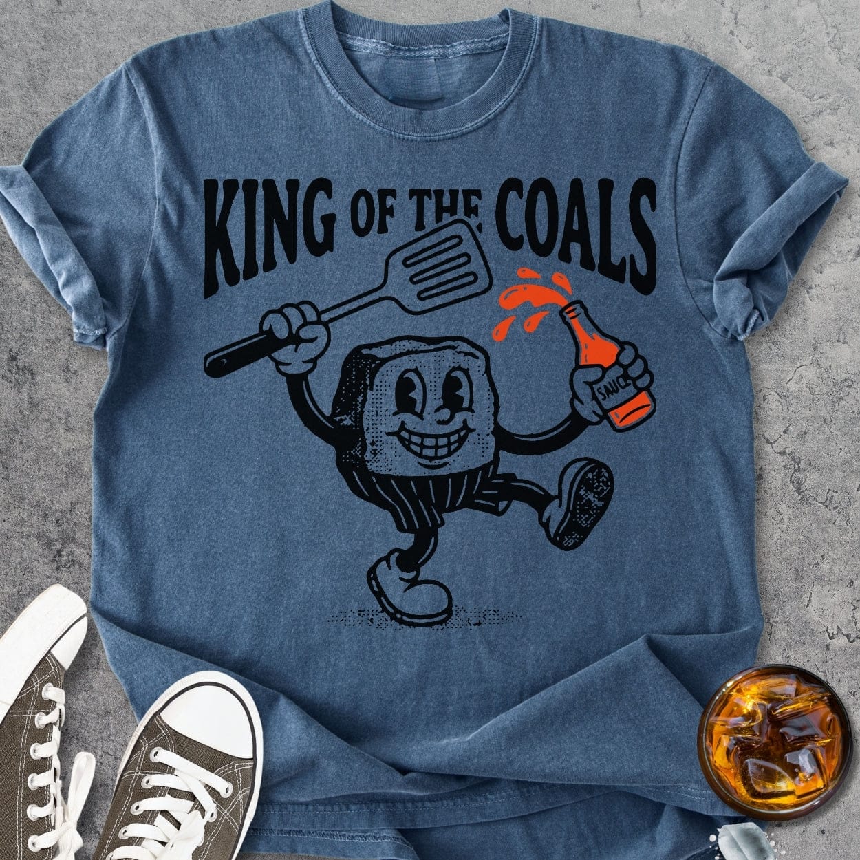 King Of The Coals - Vintage Heavyweight Tee