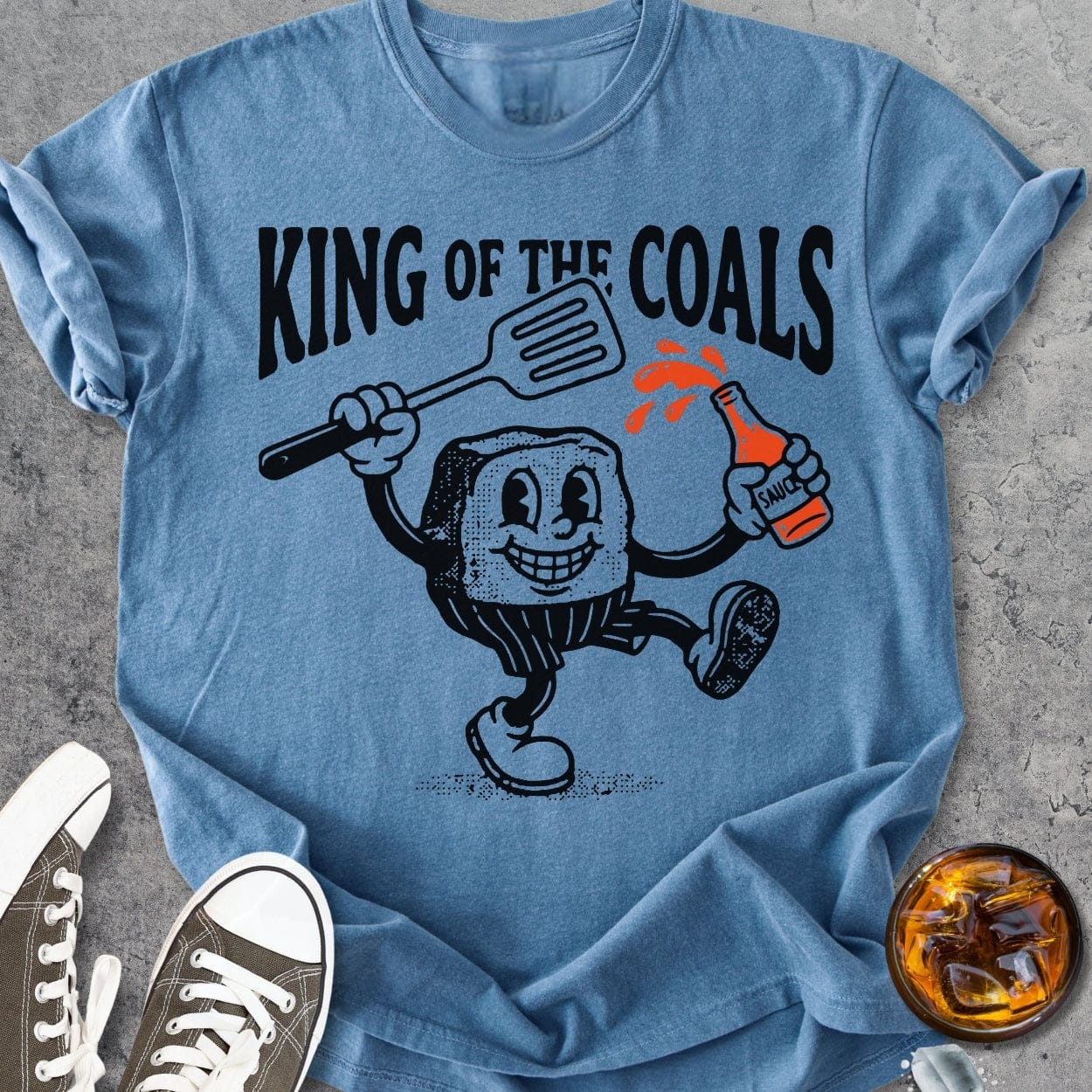 King Of The Coals - Vintage Heavyweight Tee
