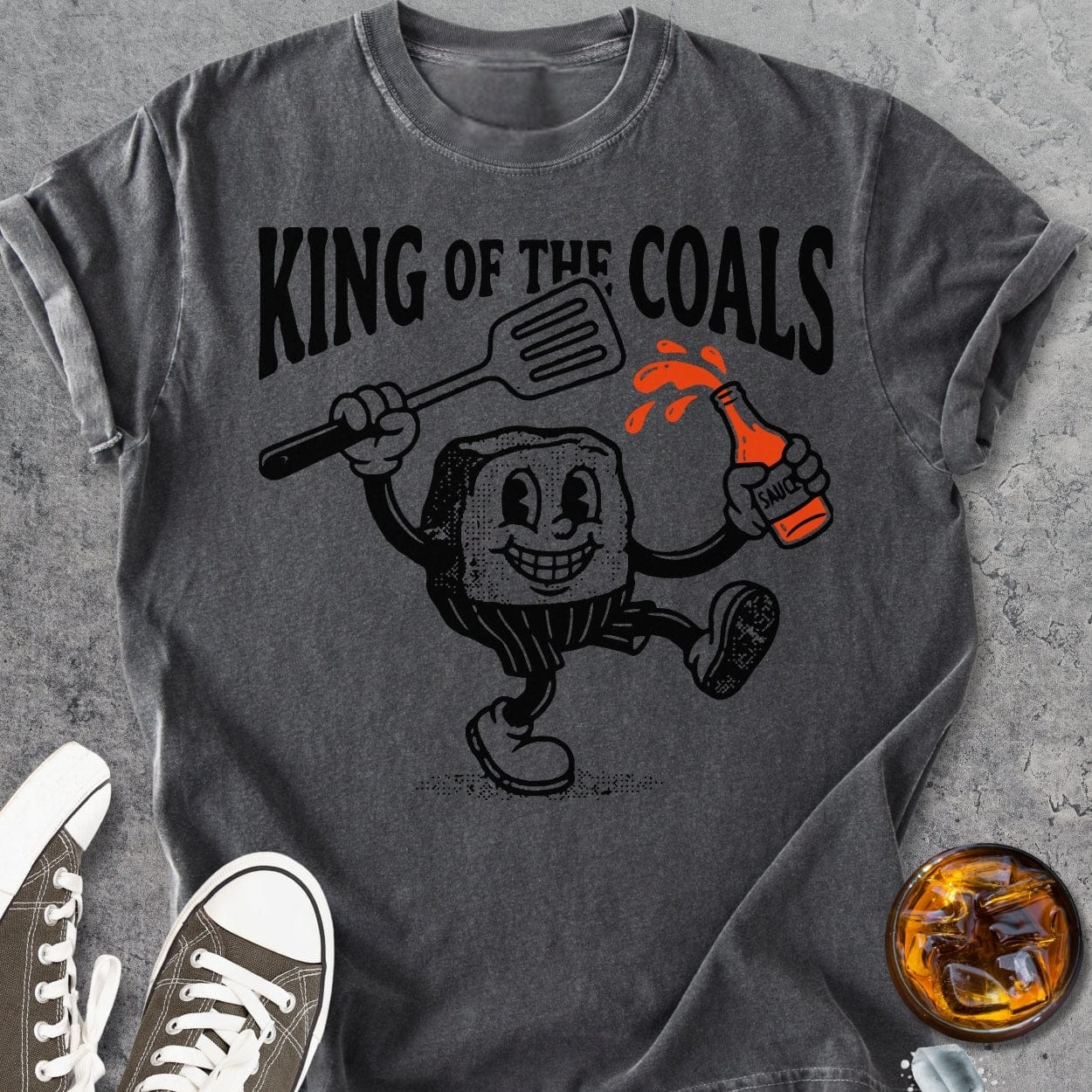 King Of The Coals - Vintage Heavyweight Tee