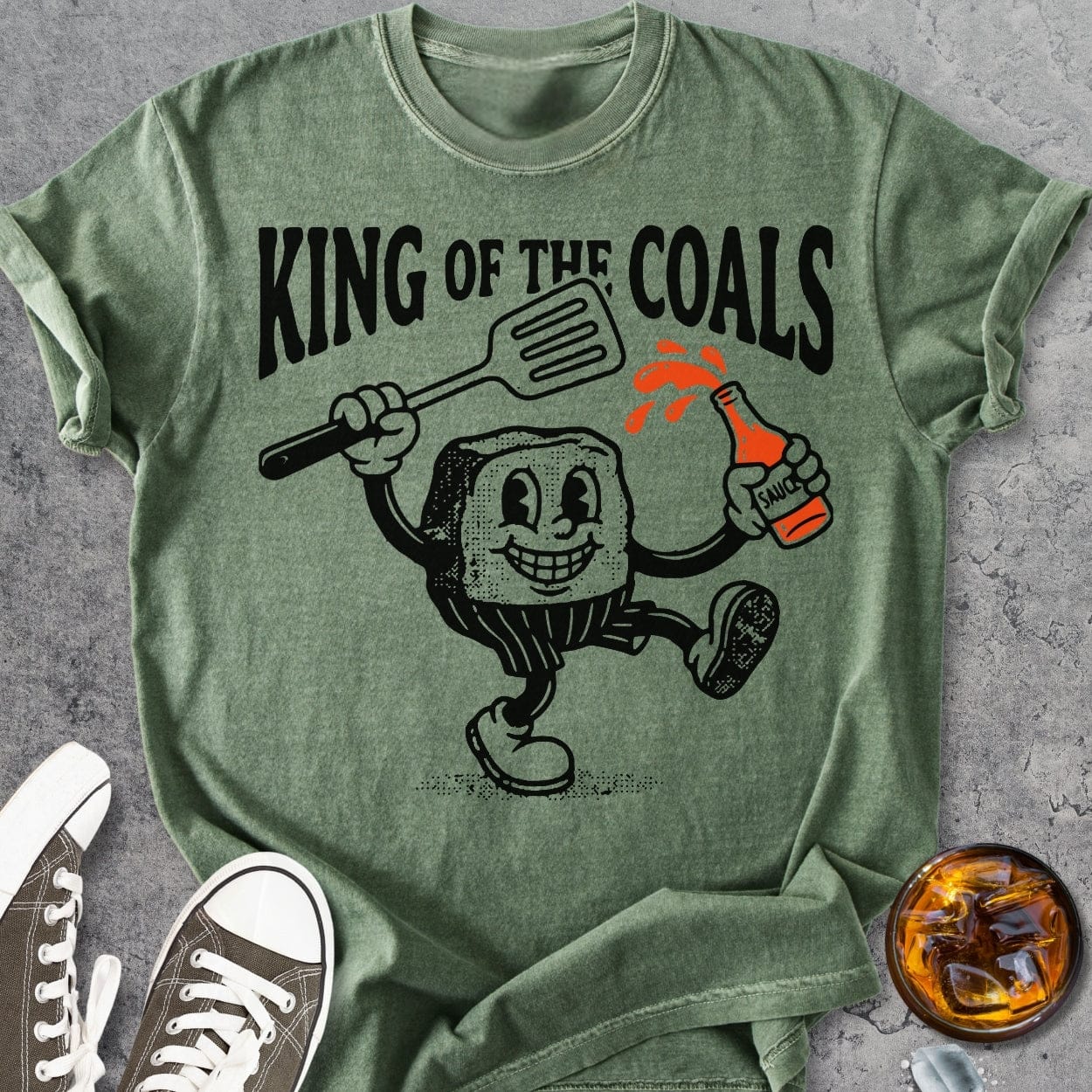 King Of The Coals - Vintage Heavyweight Tee