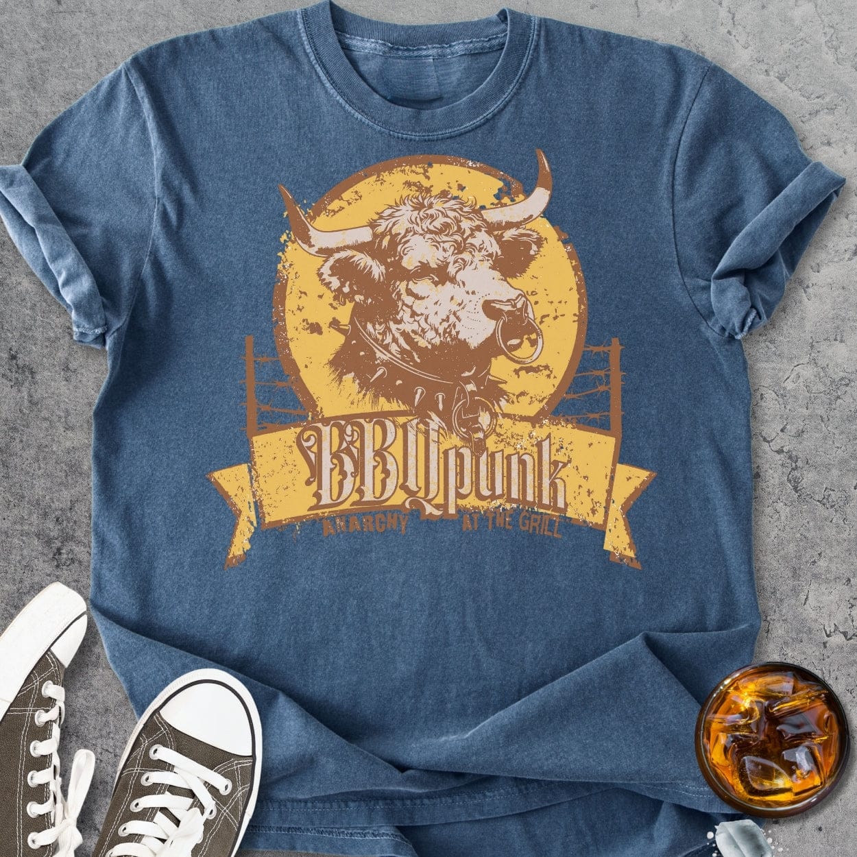 Smoke Punk - Vintage Heavyweight Tee