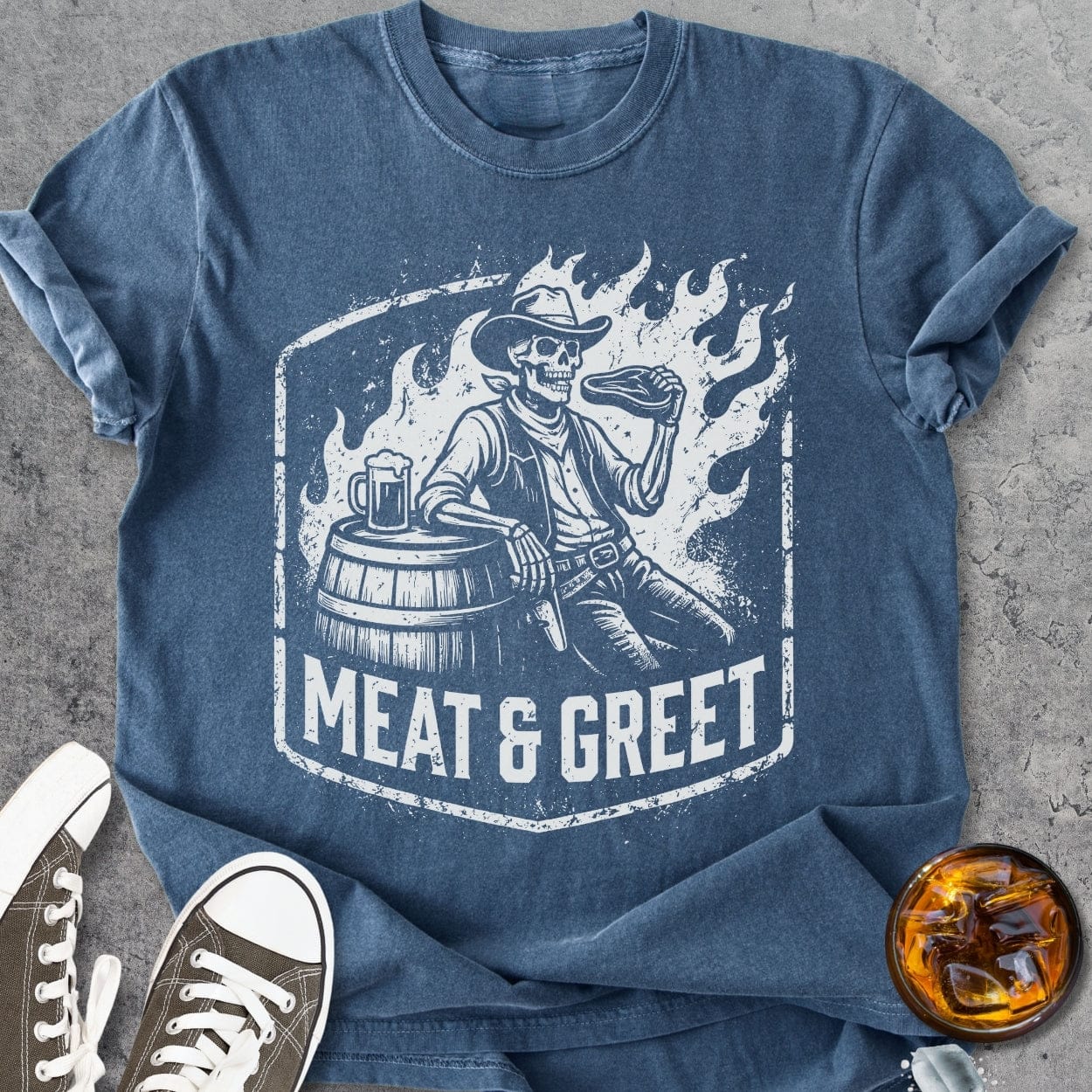 Meat And Greet - Vintage Heavyweight Tee