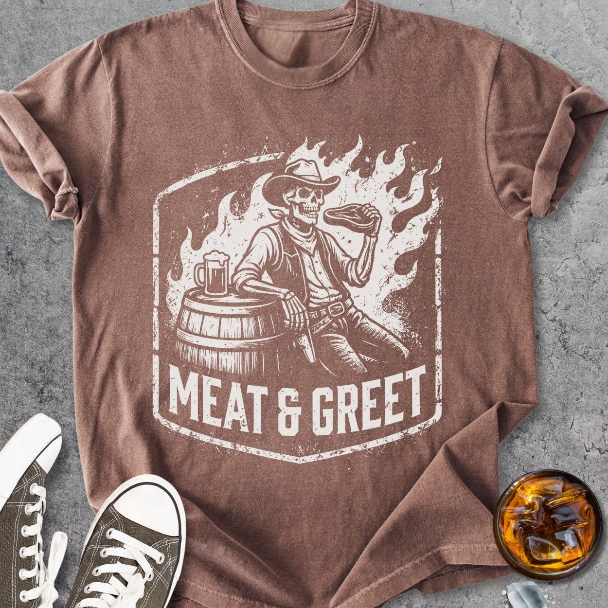 Meat And Greet - Vintage Heavyweight Tee