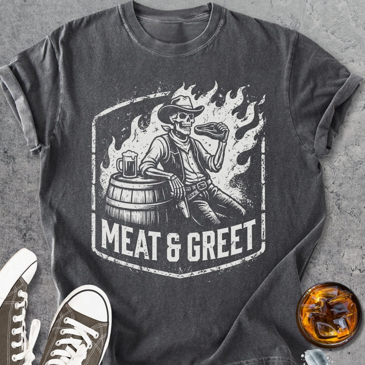 Meat And Greet - Vintage Heavyweight Tee