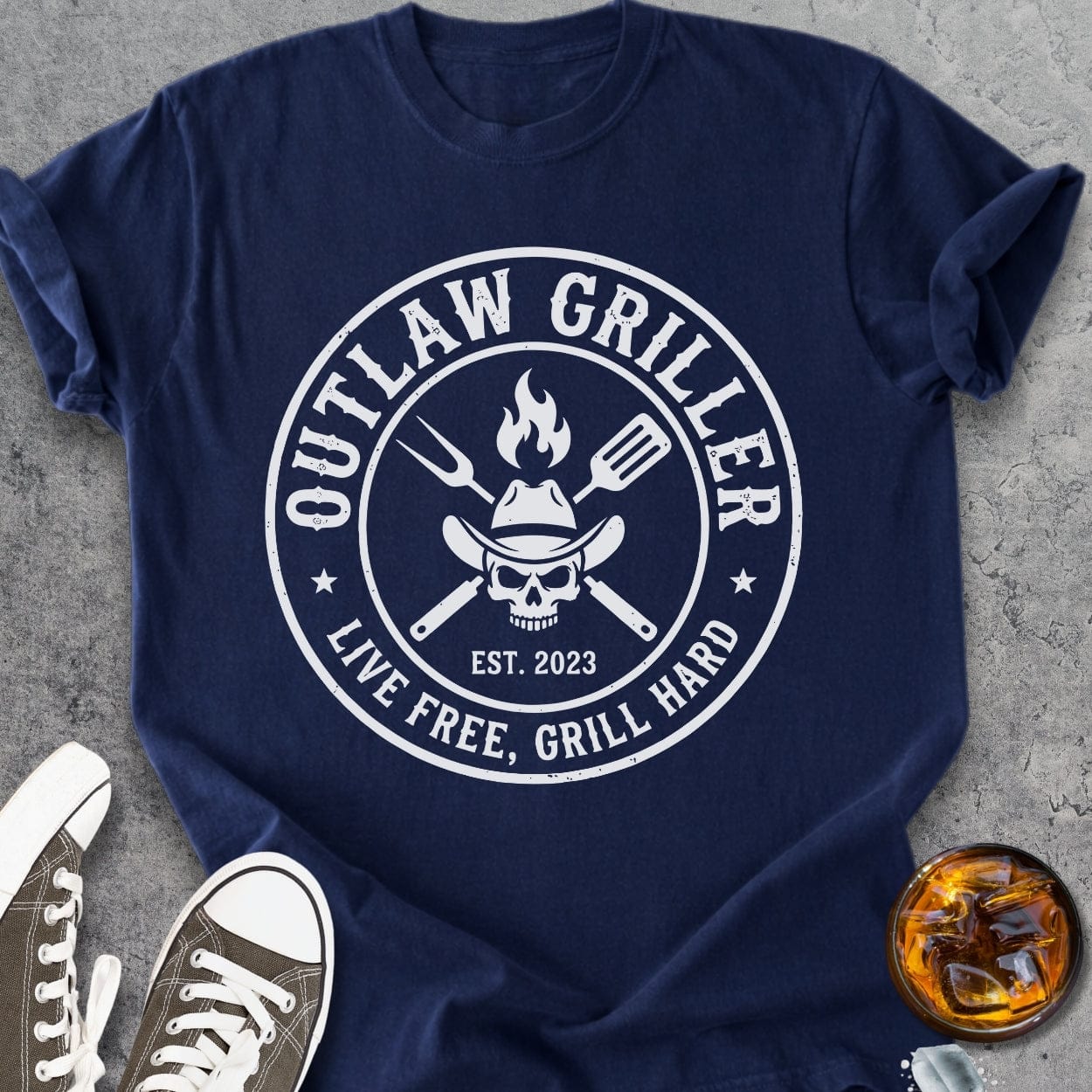 Outlaw Griller - Vintage Heavyweight Tee