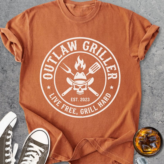 Outlaw Griller - Vintage Heavyweight Tee