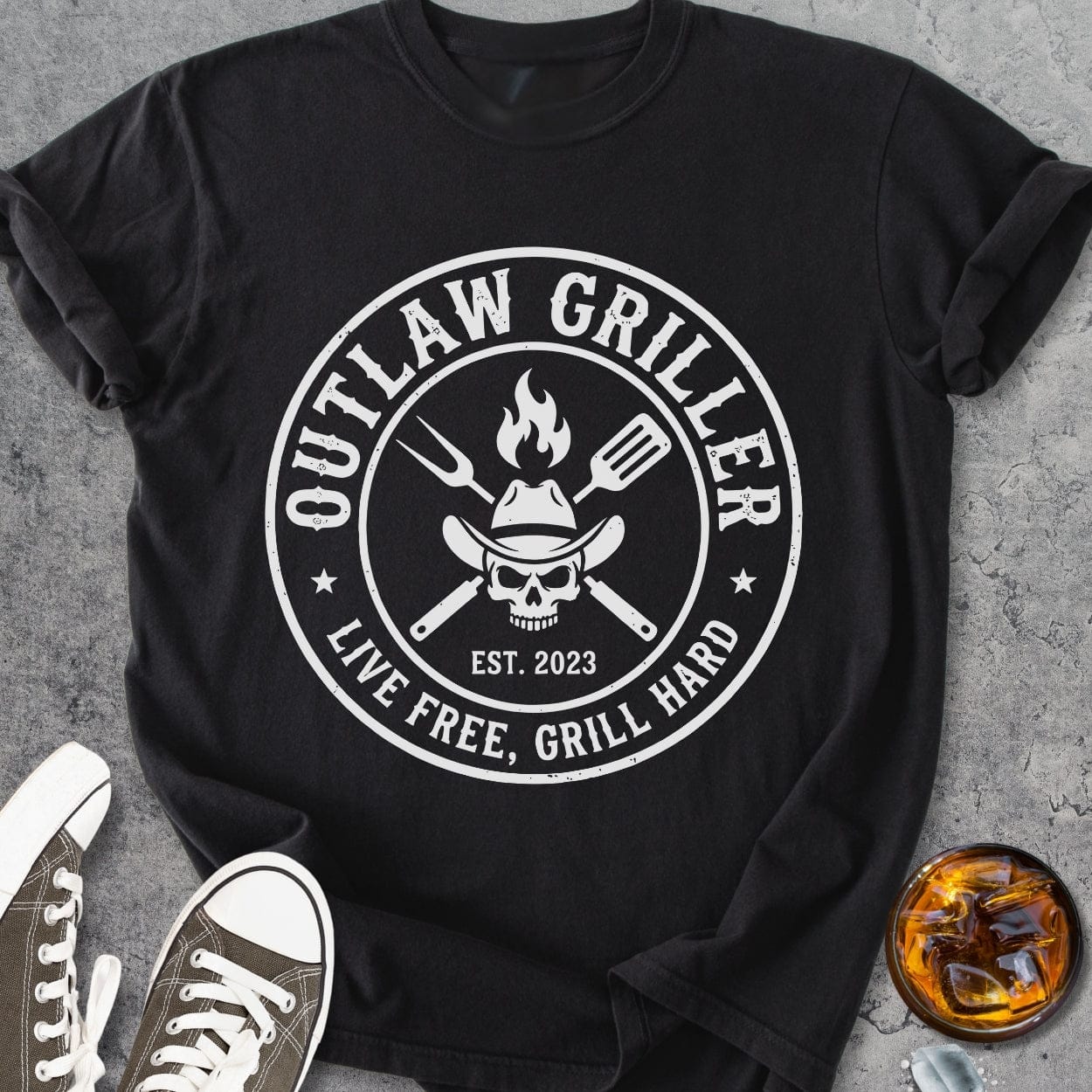 Outlaw Griller - Vintage Heavyweight Tee