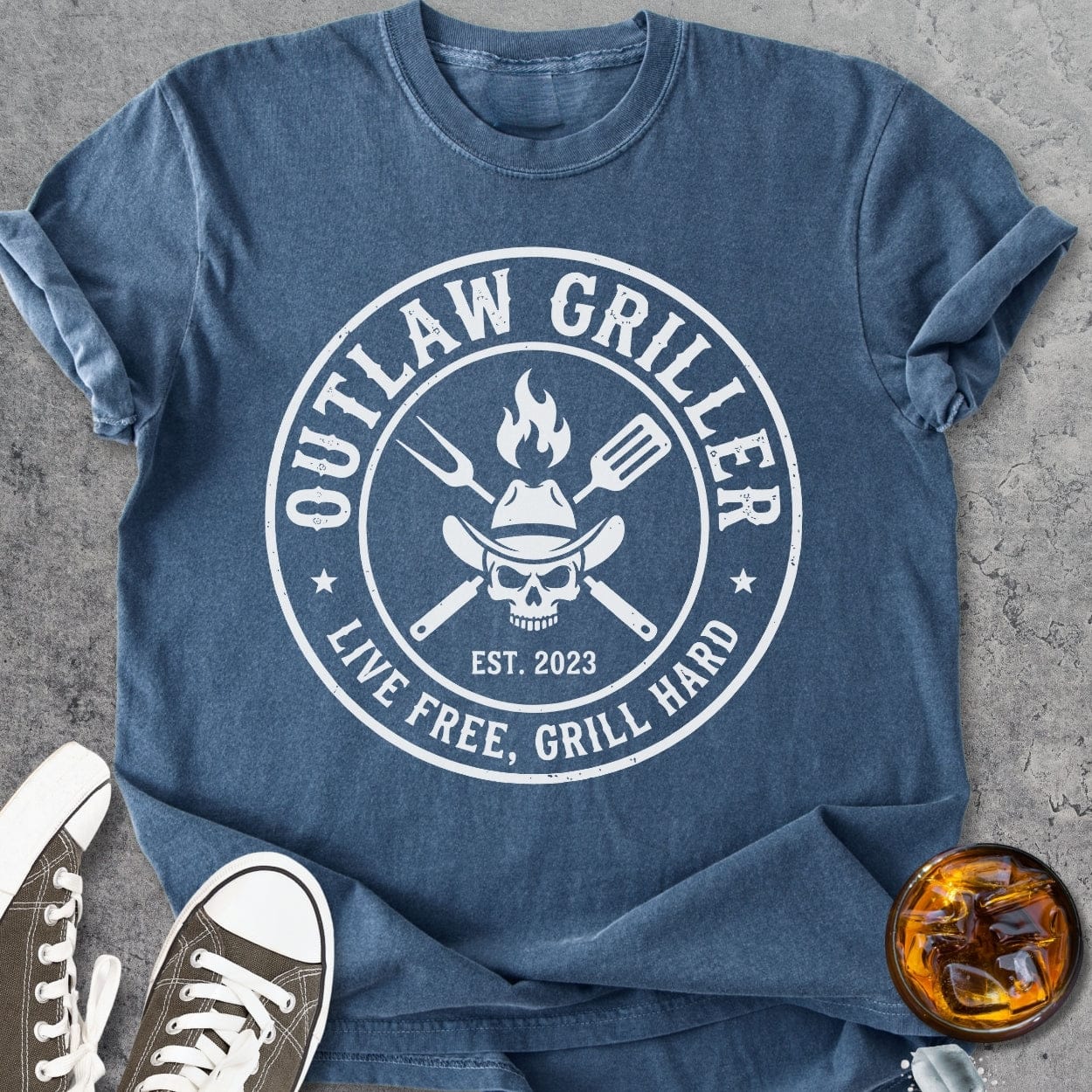 Outlaw Griller - Vintage Heavyweight Tee