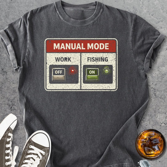 Manual Mode Fishing - Vintage Heavyweight Tee