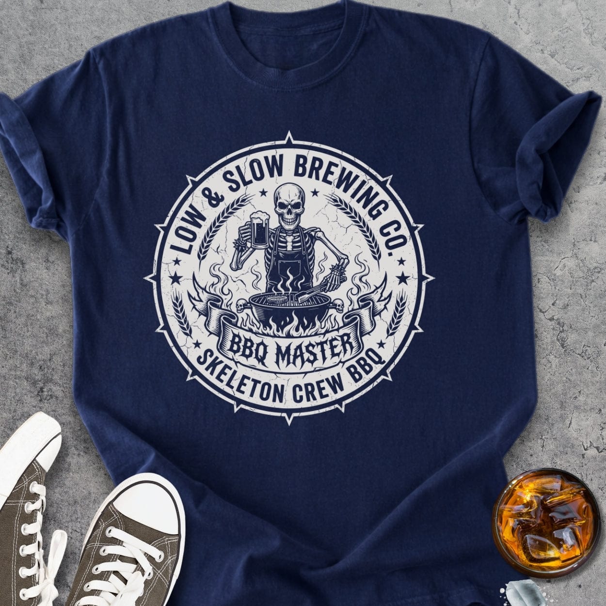 Skeleton Crew BBQ - Vintage Heavyweight Tee