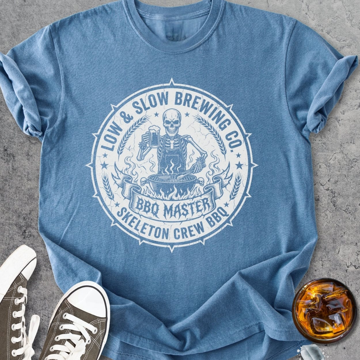 Skeleton Crew BBQ - Vintage Heavyweight Tee