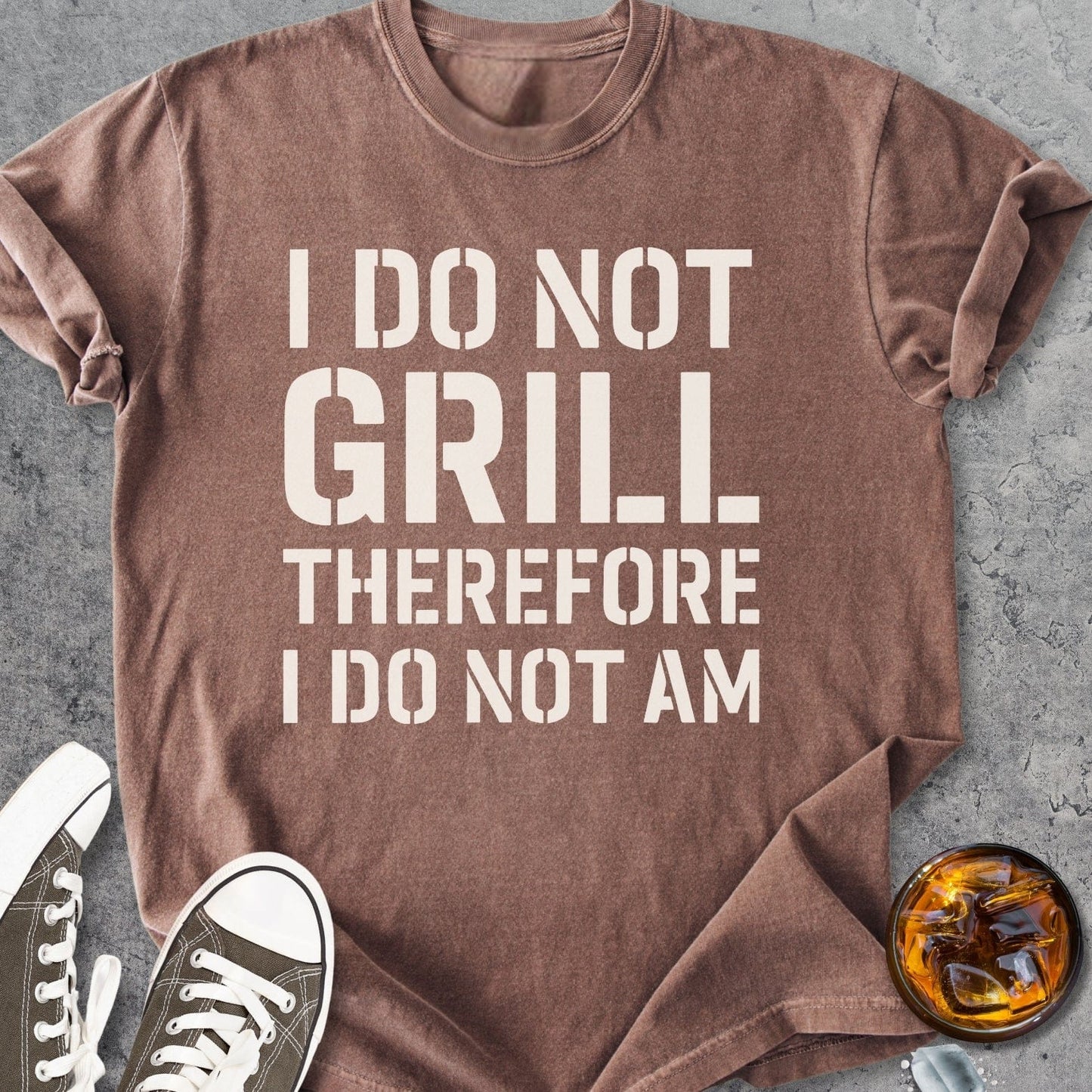 I Do Not Grill Funny - Vintage Heavyweight Tee