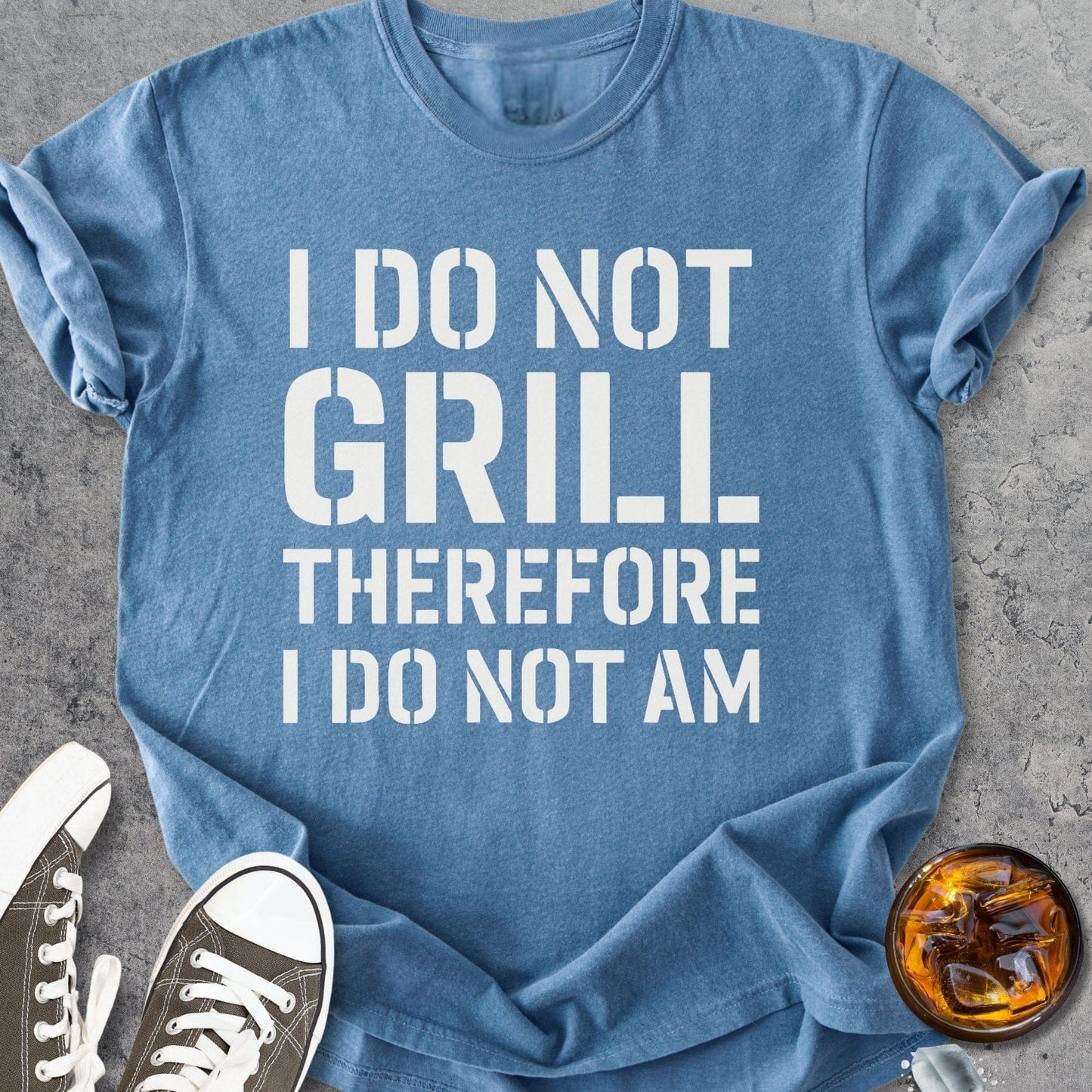 I Do Not Grill Funny - Vintage Heavyweight Tee