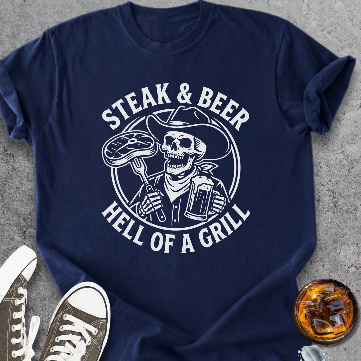 Hell Of A Grill - Vintage Heavyweight Tee