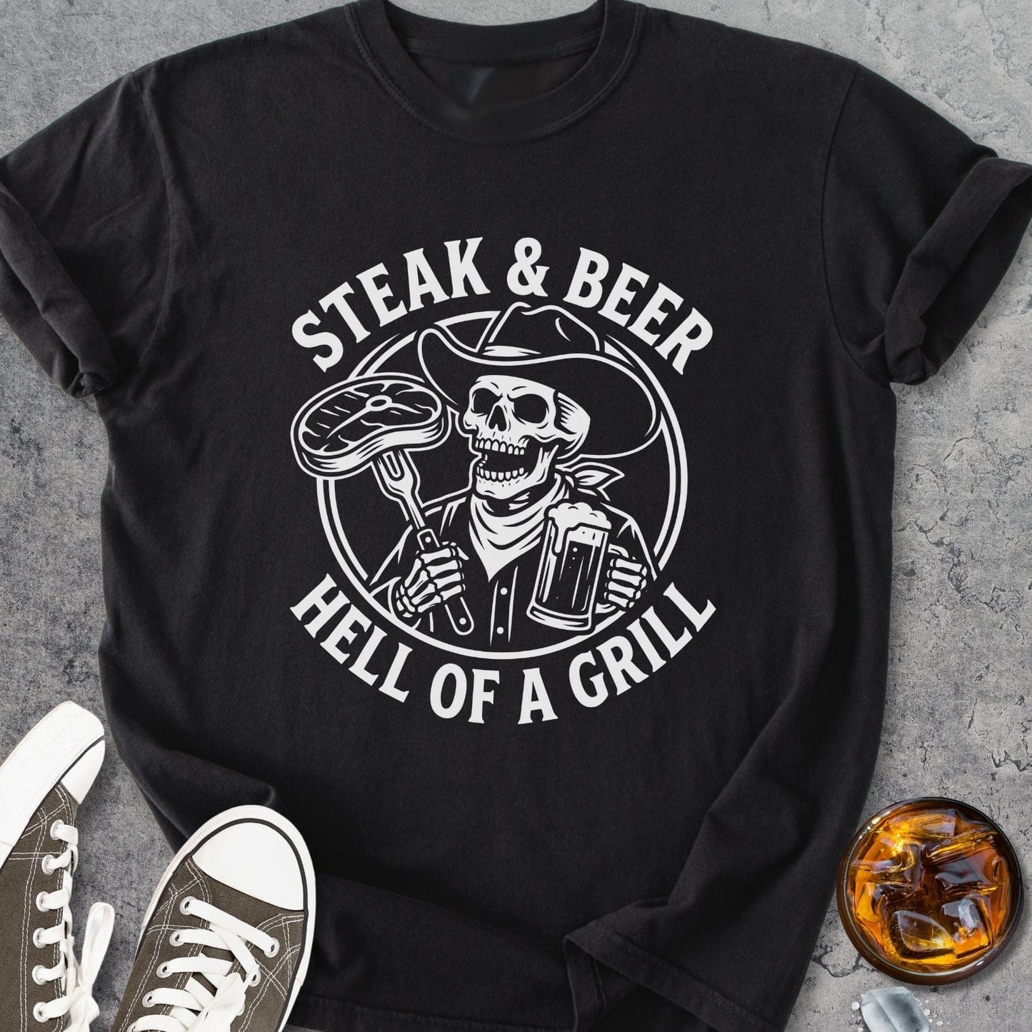 Hell Of A Grill - Vintage Heavyweight Tee