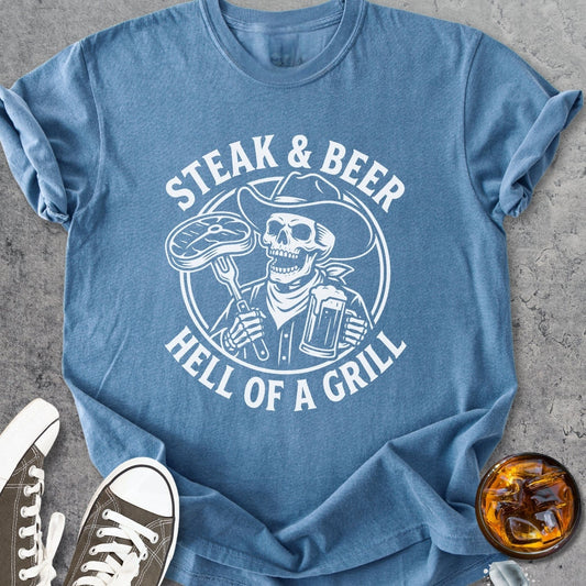 Hell Of A Grill - Vintage Heavyweight Tee