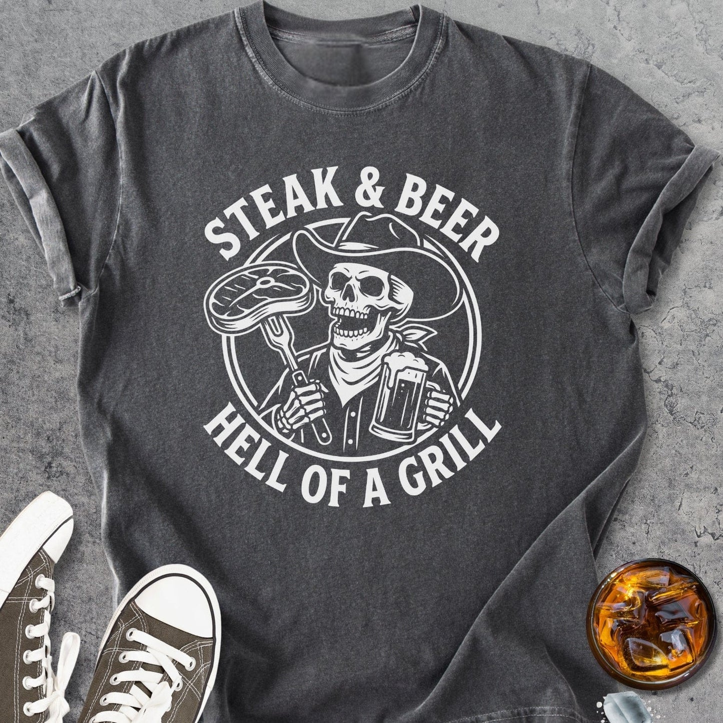Hell Of A Grill - Vintage Heavyweight Tee